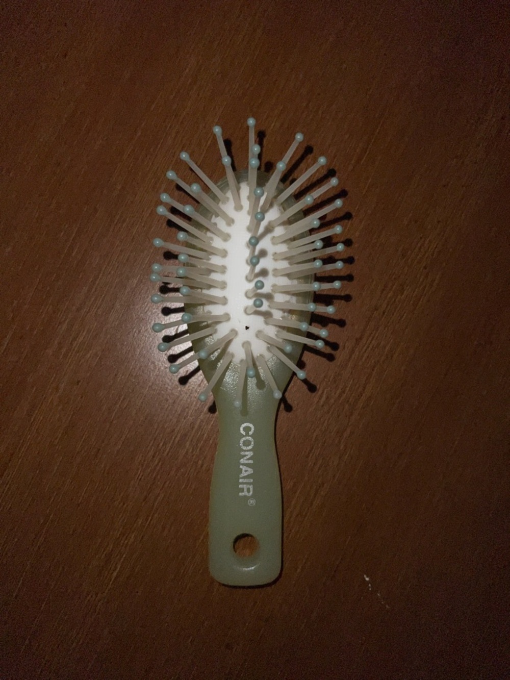 Conair Light Blue Small Travel Hair Brush